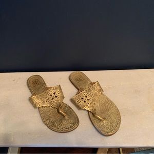 Tory Burch Gold Sandals